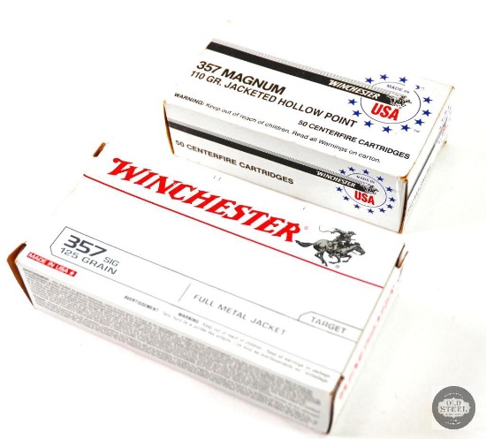 1 Box Winchester 357 Magnum - 1 Box 357 SIG