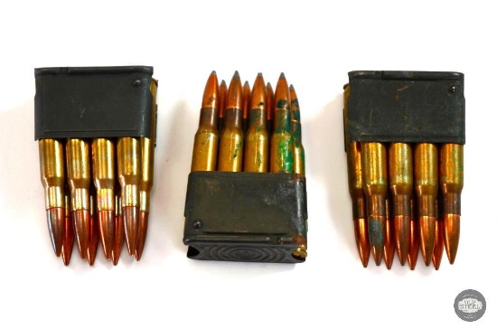 3 Loaded En Bloc Clips 30-06 SPRG - 24 Rounds