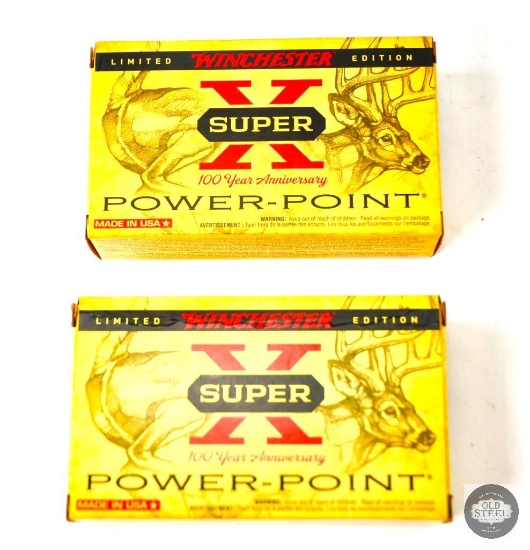 2 Boxes Winchester Super-X Limited Edition 100 Year Anniversary .308 WIN 150gr PowerPoint Ammunition
