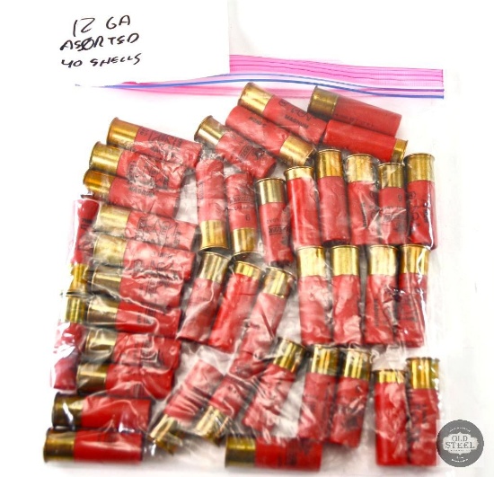 Bag of 40 Assorted 12GA Shells - 2-3/4in-3in
