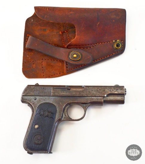 Colt 1903 Pocket Hammerless .32 Auto - Mfg 1922 - Leather Holster Included
