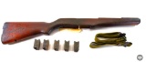 P Proofed M1 Garand Stock - with Sling & 5 En Bloc Clips