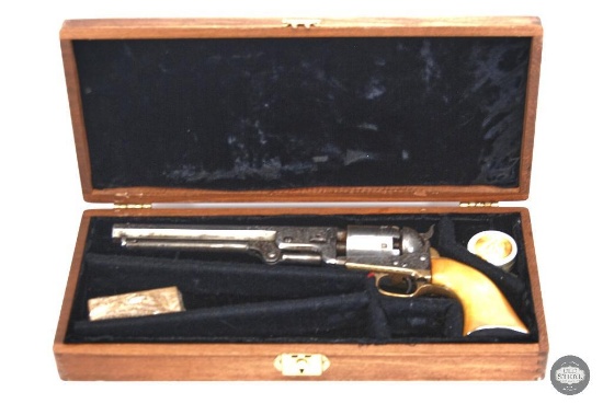 Historic Colt 1851 Navy Revolver with Gustav Young Engravings Presented to Col. William P. Maulsby