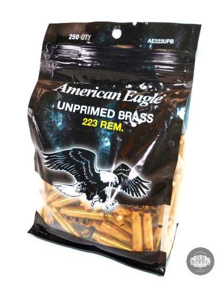 Federal American Eagle Unprimed New Brass Cases - .223 REM