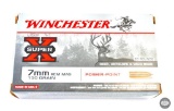 20 Rounds Winchester Super-X 7mm Rem Mag 150gr Power-Point Ammunition