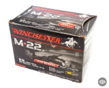 1000 Rounds Winchester M22 .22LR 40gr Black Copper Plated Round Nose Ammunition