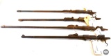 4 Sets of Mauser Barreled Actions