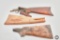 3 Wooden Buttstocks