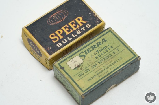 2 Boxes of Bullets - Cast .351 Caliber 150gr Lead - Speer 7mm 145gr Spitzer