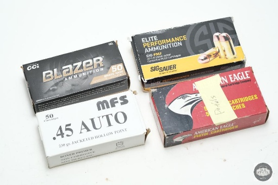 120 Rounds .45 Auto Ammunition