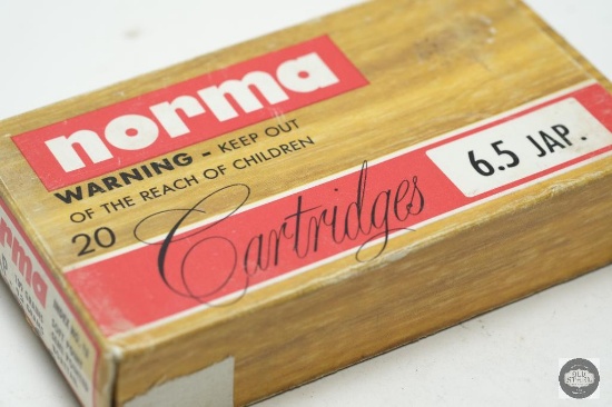 20 Rounds Norma 6.5 Japanese 139gr Soft Point Ammunition