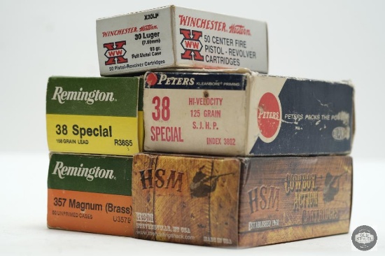 145 Rounds .357 Mag - Reloads - 20rds .30 Luger 93gr FMC