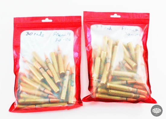 69 Rounds French .30-06 Ammunition