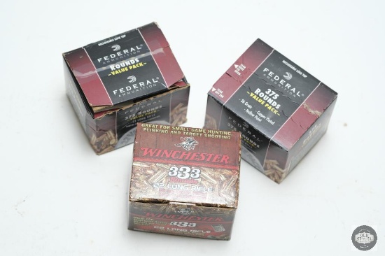 3 Boxes .22LR 36gr Copper Plated Hollow Point - 900 Rounds