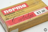 20 Rounds Norma 6.5 Japanese 139gr Soft Point Ammunition