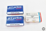 3 Boxes Prvi Partizan Ammunition - 6.5 Carcano and 7x57mm