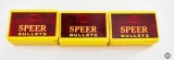 3 Boxes Speer .30 Caliber Bullets - 130gr HP - 150gr Spitzer