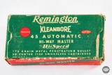 44 Vintage Remington .45ACP Hi-Way Master Hi-Speed 173gr Penetrators Ammunition - No Steel Core