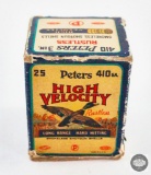 Vintage Partial Box Peters Rustless 3inch .410GA Paper Shot Shells - 14ct