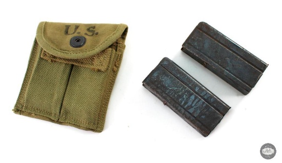 WWII US M1 Carbine Double Mag Pouch - Excel 1943