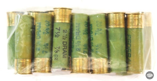 15 Shells Federal 20GA - 2 3/4in - 2 1/2 Dram - 7 1/8 - 7/8oz Ammunition
