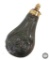 Antique Powder Flask with Adjustable Throw