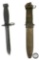US Army BOC M7 Bayonet with PWH M8A1 Scabbard
