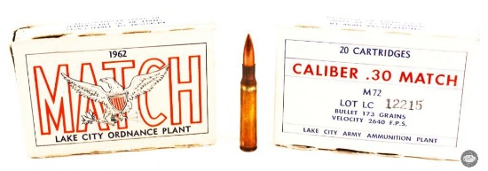 37 Rounds Lake City .30-06 SPRG Ammunition