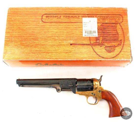 Pietta 1851 Navy Black Powder Revolver - 44 CAL - Antique