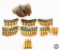 8x56R Ammunition, Mannlicher M95 En-Bloc Clips, and Ammo Pouch - 64 Rounds Total