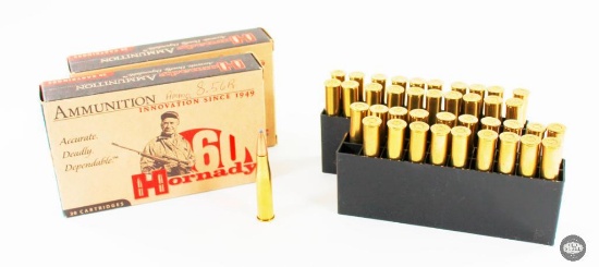 2 Boxes of Hornady 8x56R Soft Point Ammunition - 40 Rounds Total