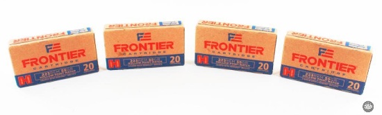 80 Rounds Hornady Frontier .223 REM Ammunition