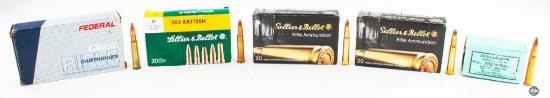 100 Rounds Sellier & Bellot & Federal .303 British Ammunition