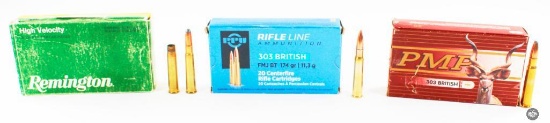 50 Rounds Various Manufacturer .303 Brit Ammunition