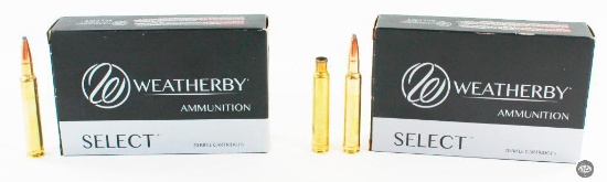 26 Rounds - 14 Spent Cases - Weatherby Select .300 WBY MAG 180gr/165gr Interlock