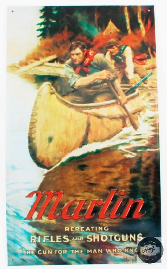 Marlin Metal Wall Poster