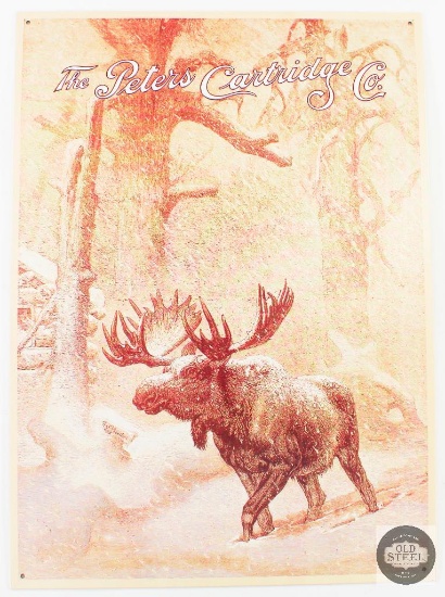 Peters Cartridge Co. Metal Wall Poster