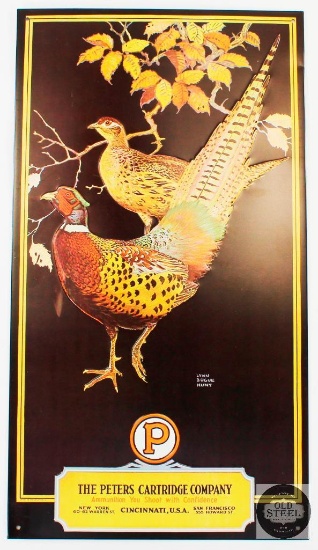 Peters Cartridge Company Metal Wall Poster