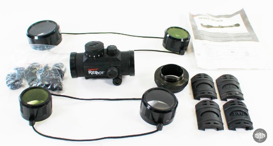 Mixed Lot - Tasco ProPoint Red Dot Optic - Rail Covers - Scope Caps - Adjustment Knobs