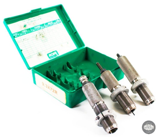 RCBS Reloading Dies for the 9.3x72R Cartridge - Sizer, Seater, and Expander