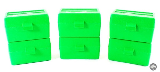 4x MTM Case Gard 50 Cartridge Boxes & 50 .223 Brass Casings with Spent Primers - 300x Brass Cases