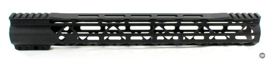 Guntec USA 15? AIR-LOK Series M-Lok Compression Free Floating Handguard w/ Monolithic Top Rail Ge...