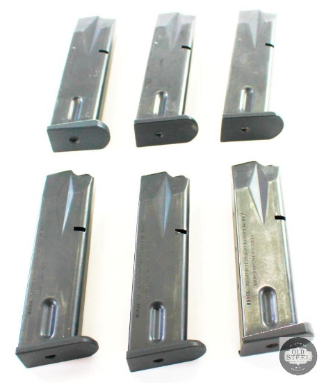 6x Beretta 8040F Magazines - .40S&W