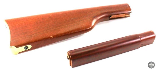 Henry Lever Rifle Stock and Forend with Brass Buttplate