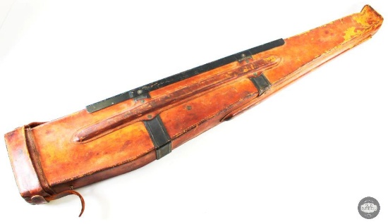 Hard Leather and Steel Reinforced BAR Rifle Case