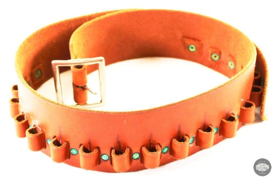 Leather Cartridge Belt - 38 Inches