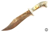 4.5inch Horse Head Grip Fixed Blade Knife