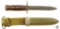 US M4 Bayonet w/ Flaming Bomb Markings from A.C.C. - M8 Sheath from BM CO
