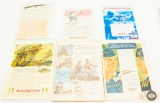 Selection of WWII Advertisements from Winchester, Western Cartridge Co., and Camel
