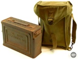 Ammo Can for .30 M1 Cartridges and Carrying Bag - Laird Schober